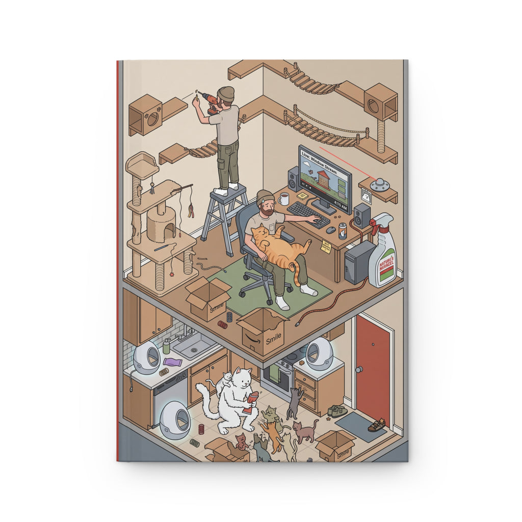 The Cat Dad - Hardcover Journal