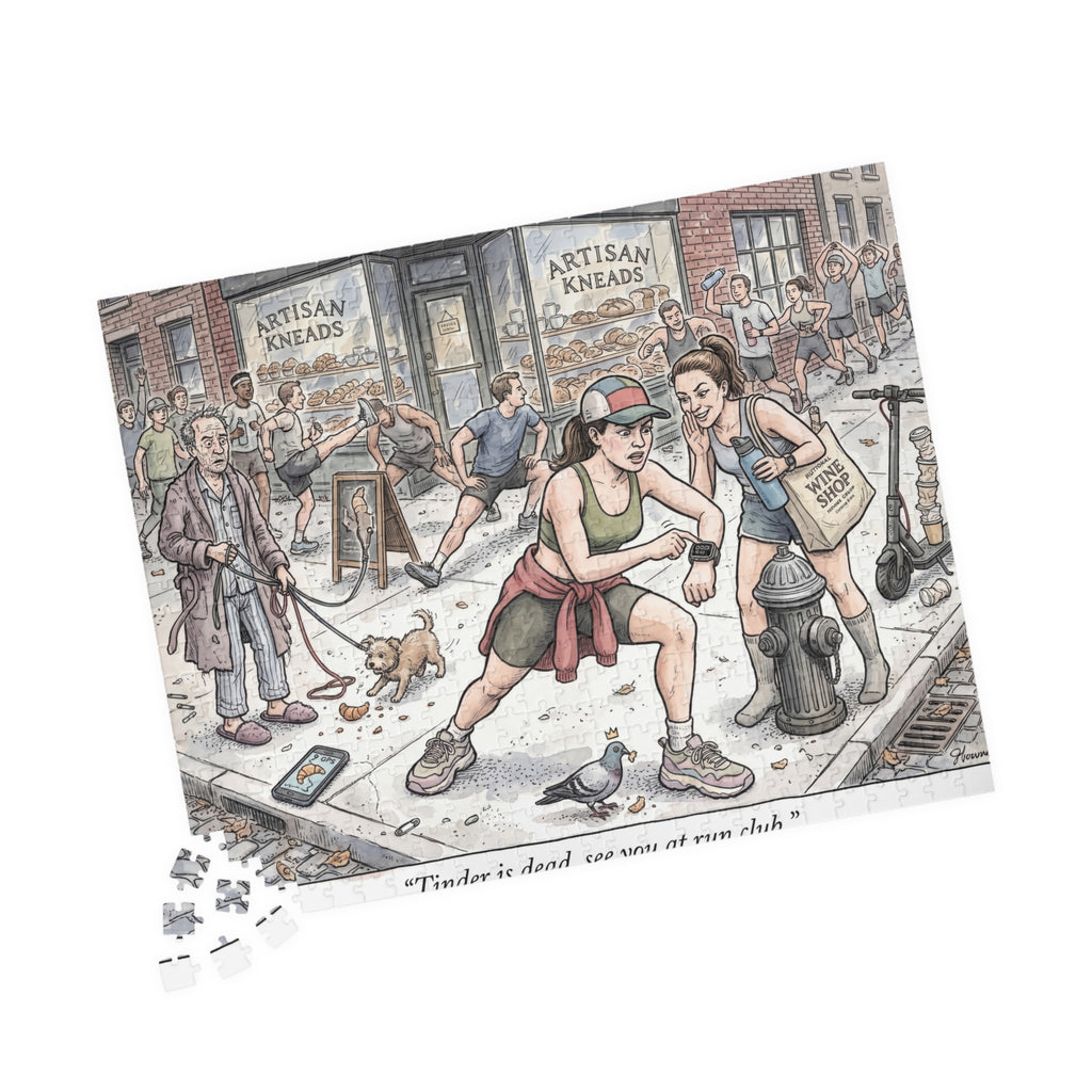 The Run Club Girl - Jigsaw Puzzle