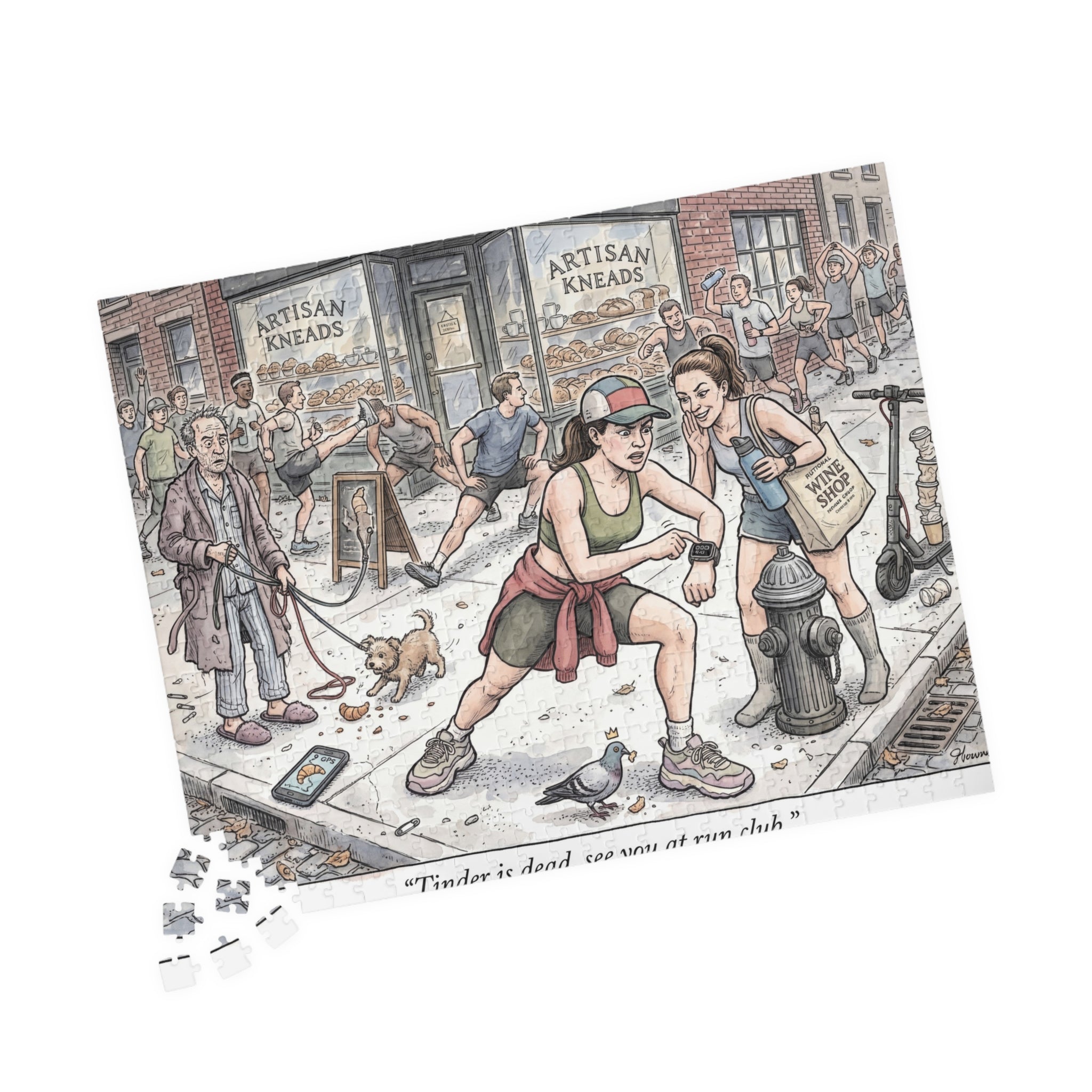 The Run Club Girl - Jigsaw Puzzle