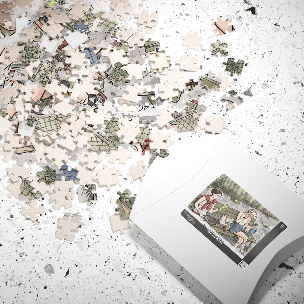 The Tennis Girlie - Jigsaw Puzzle