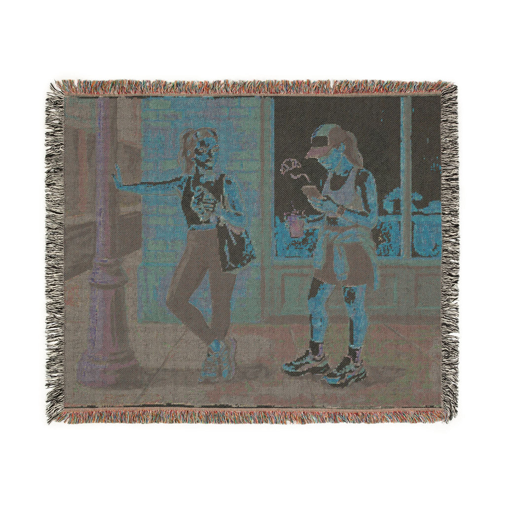 The Run Club Girl - Woven Blanket