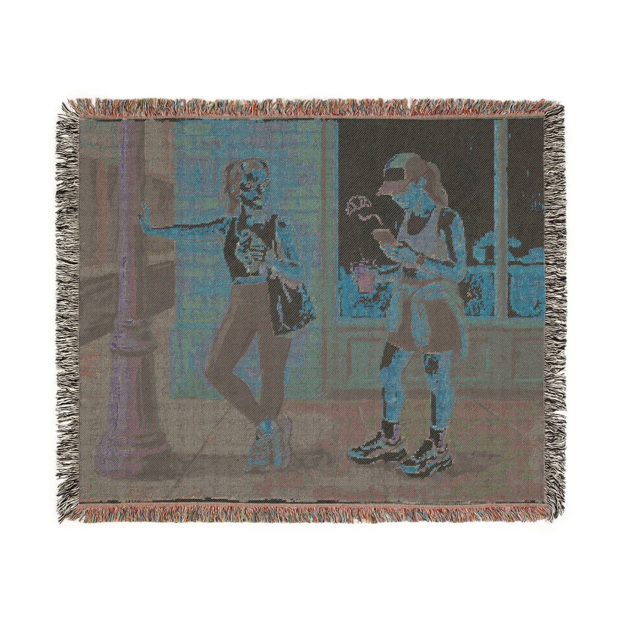 The Run Club Girl - Woven Blanket
