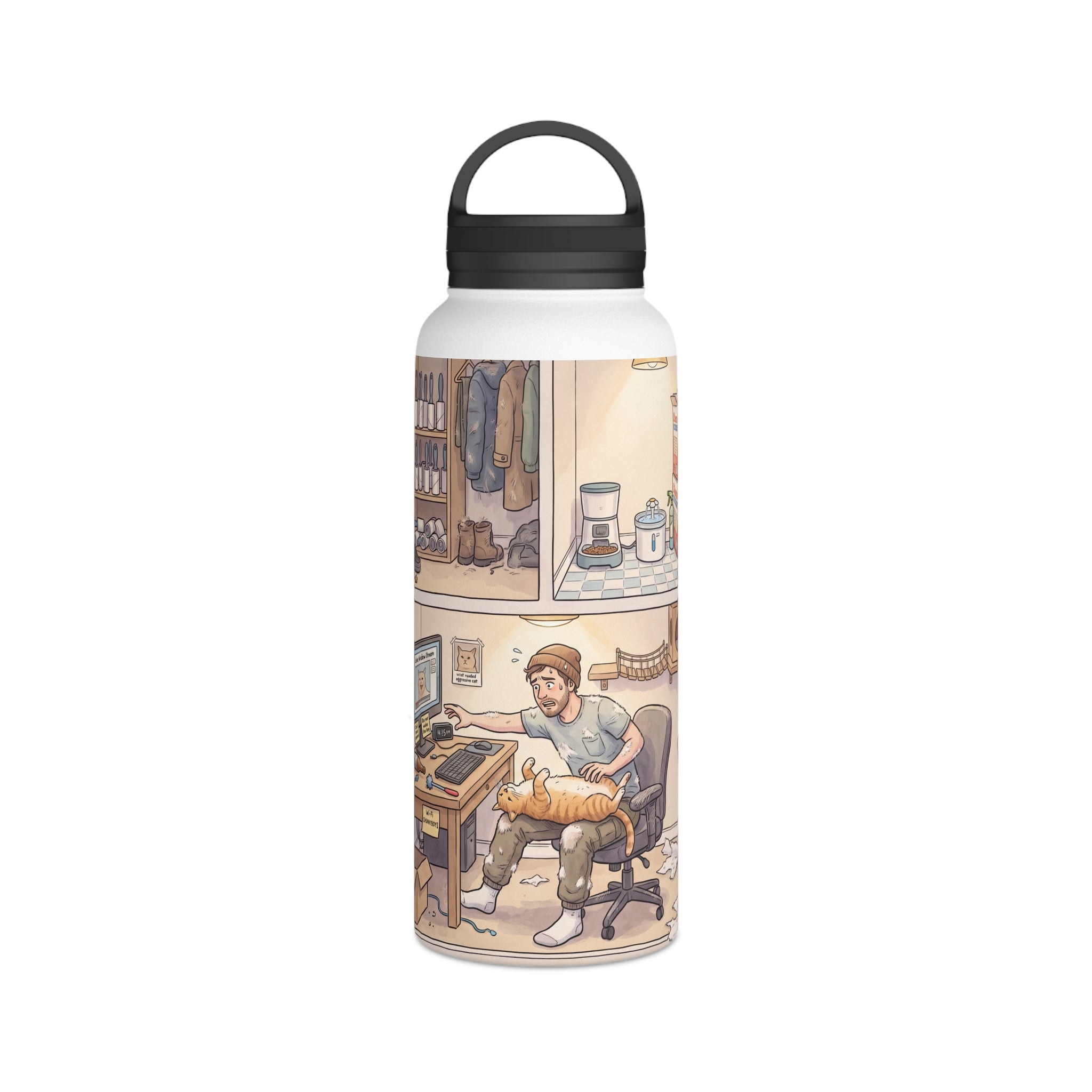 The Cat Dad - Water Bottle