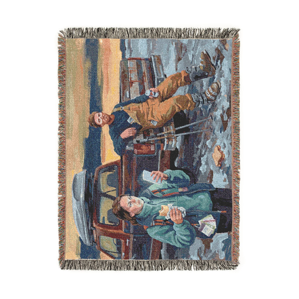 The Ski Bum - Woven Blanket