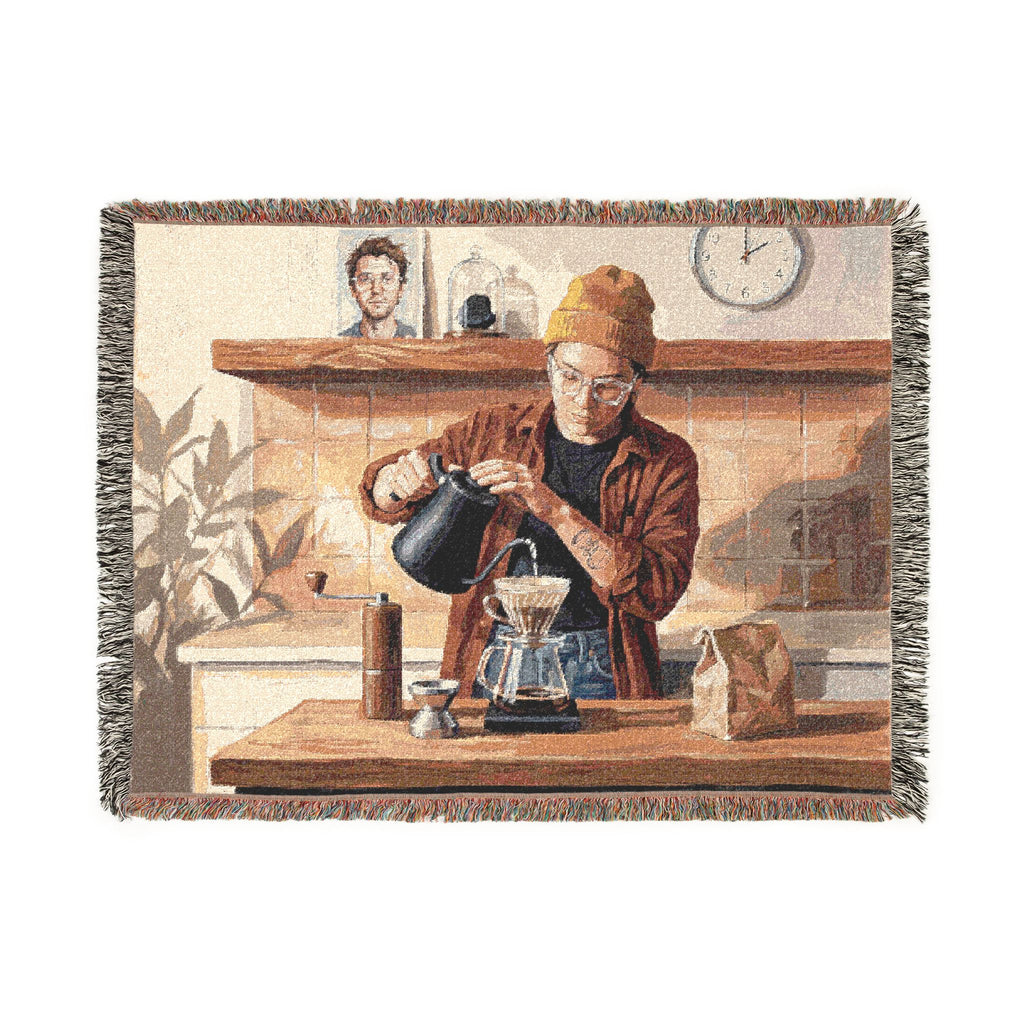 The Coffee Snob - Woven Blanket