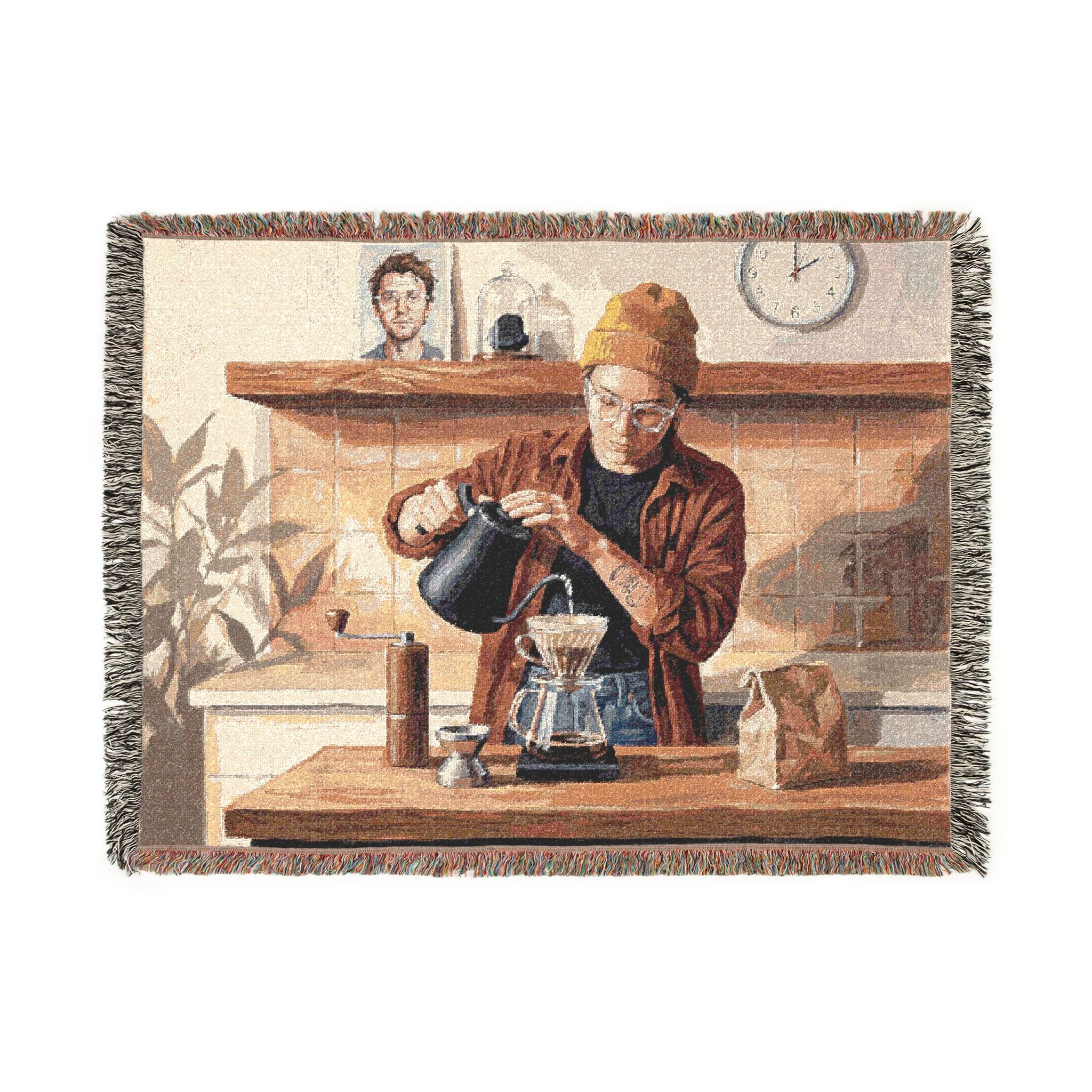The Coffee Snob - Woven Blanket