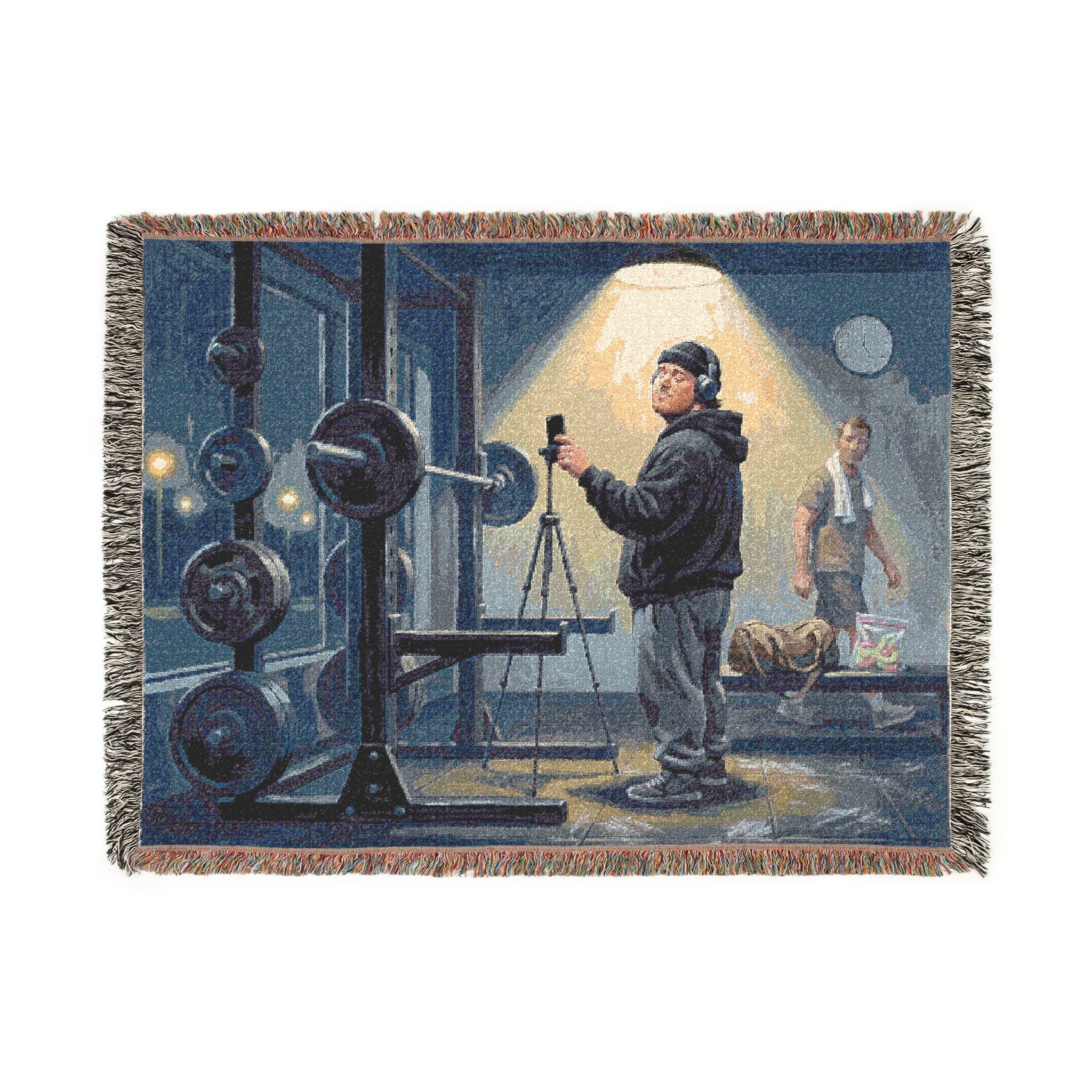 The 5AM Gym Bro - Woven Blanket