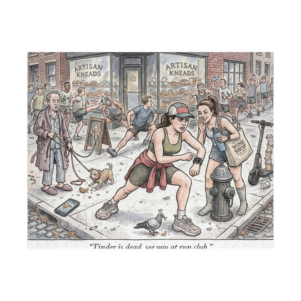 The Run Club Girl - Jigsaw Puzzle