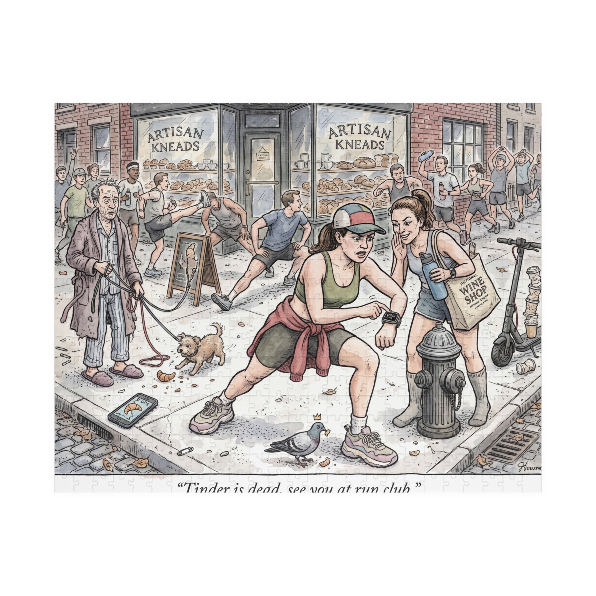 The Run Club Girl - Jigsaw Puzzle