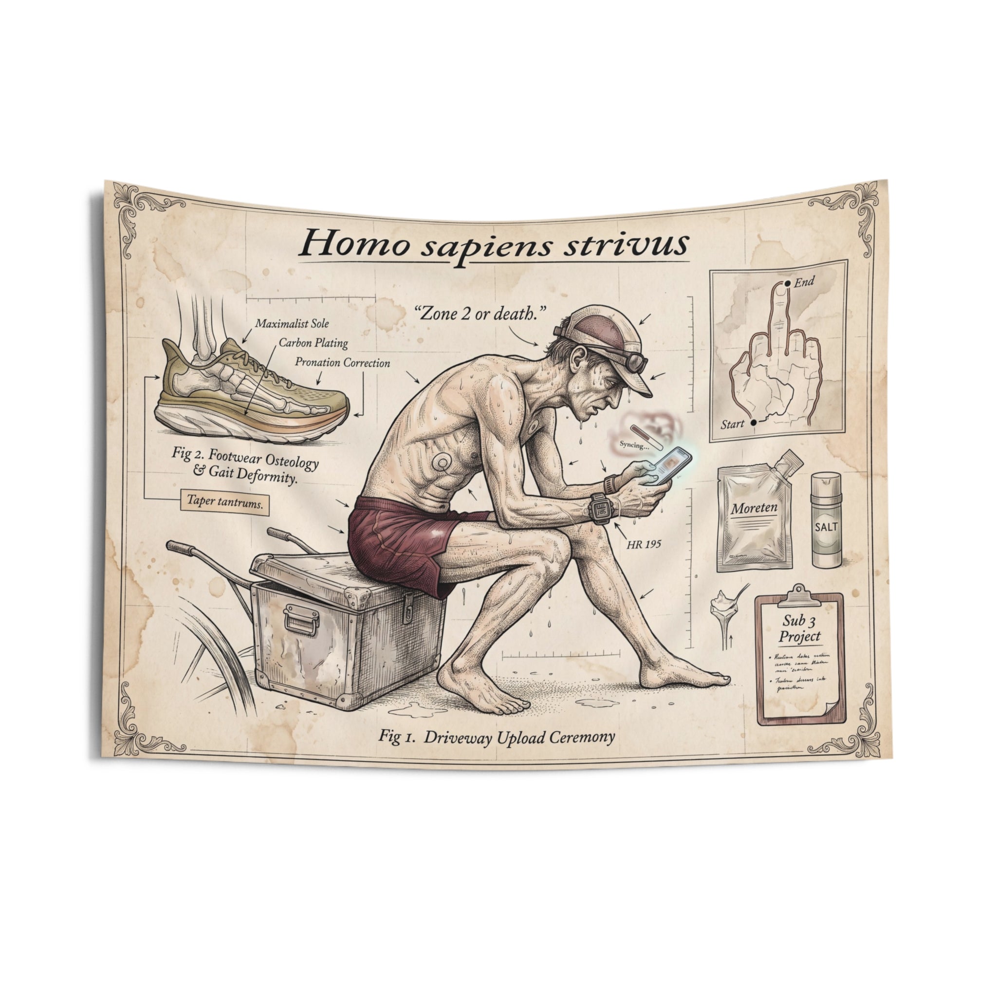The Strava Guy - Wall Tapestry