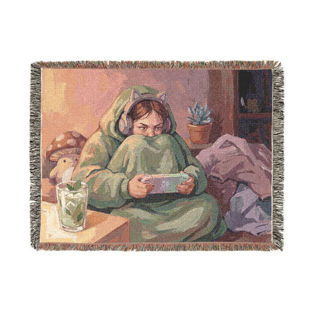 The Cozy Gamer - Woven Blanket