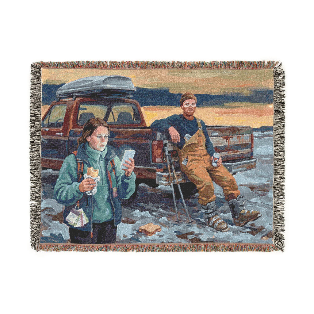 The Ski Bum - Woven Blanket