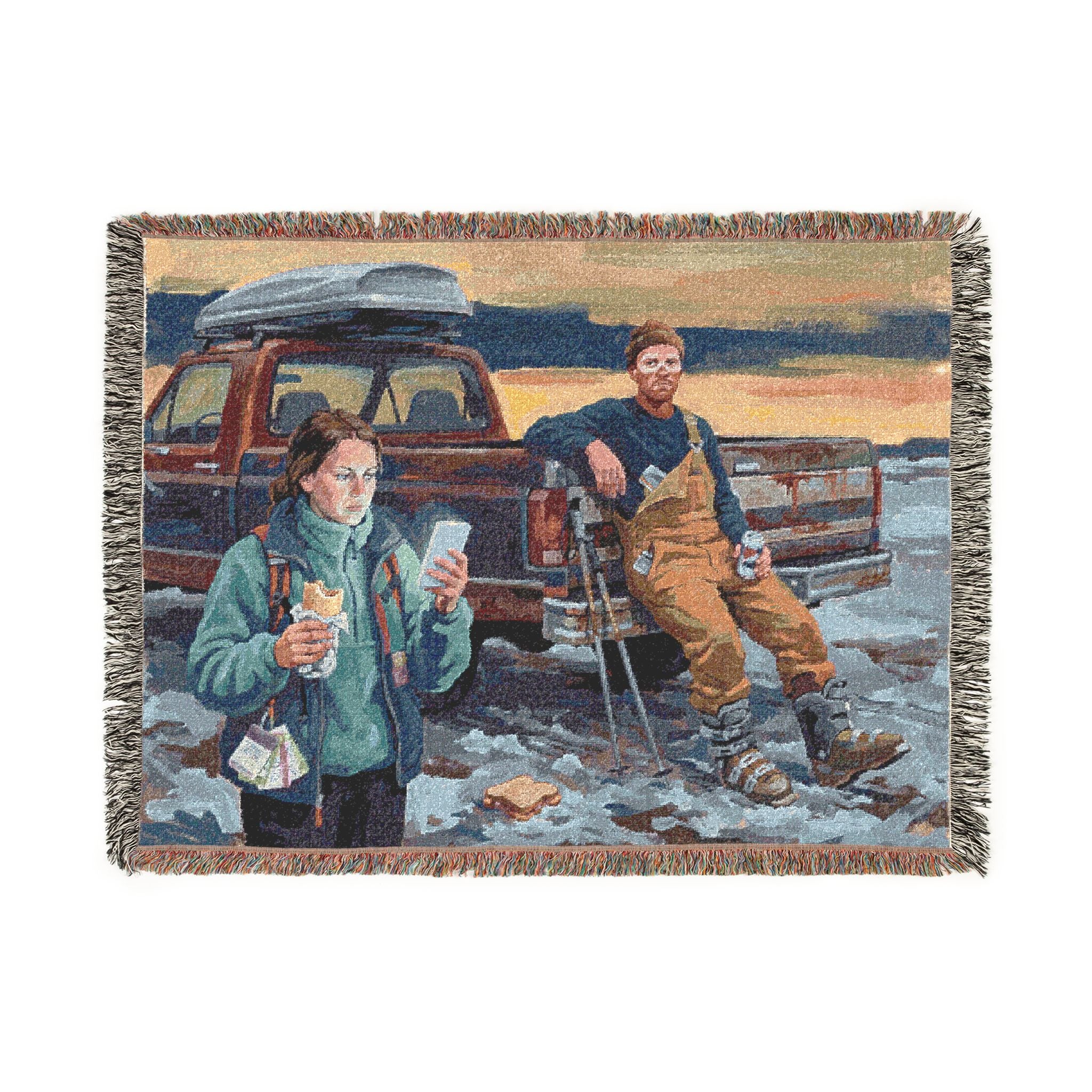 The Ski Bum - Woven Blanket