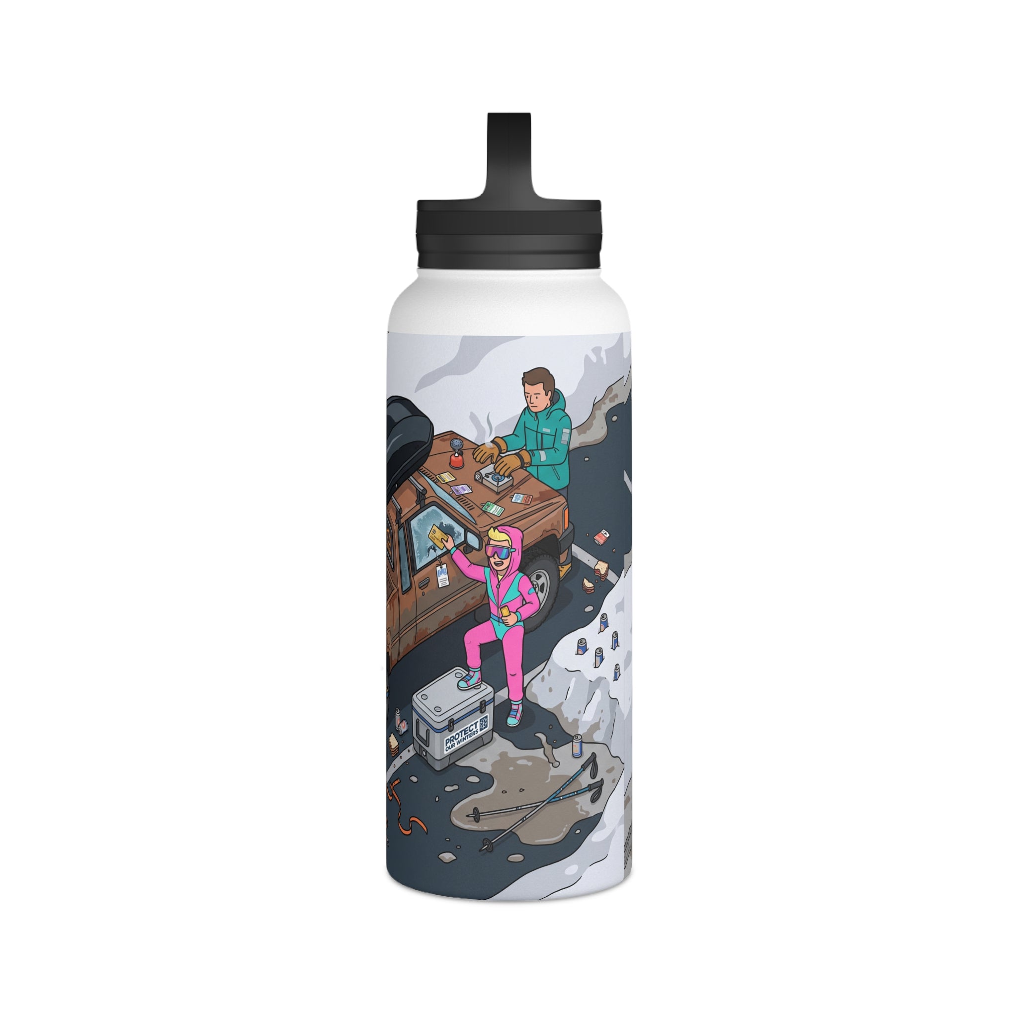 The Ski Bum - Water Bottle