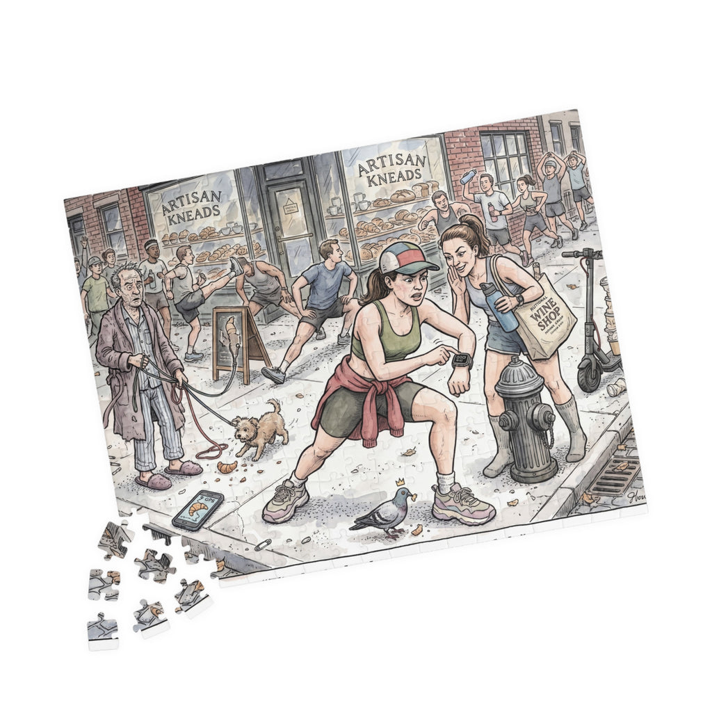 The Run Club Girl - Jigsaw Puzzle