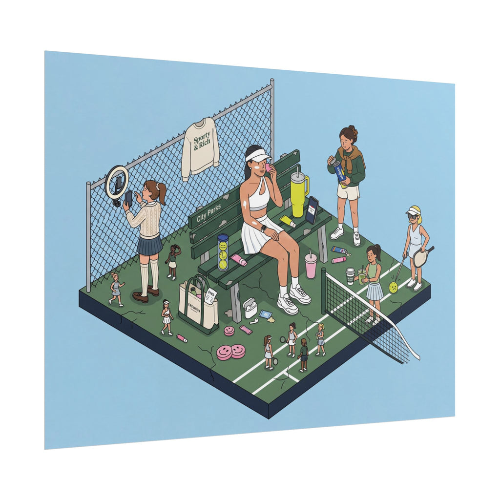 The Tennis Girlie - Poster