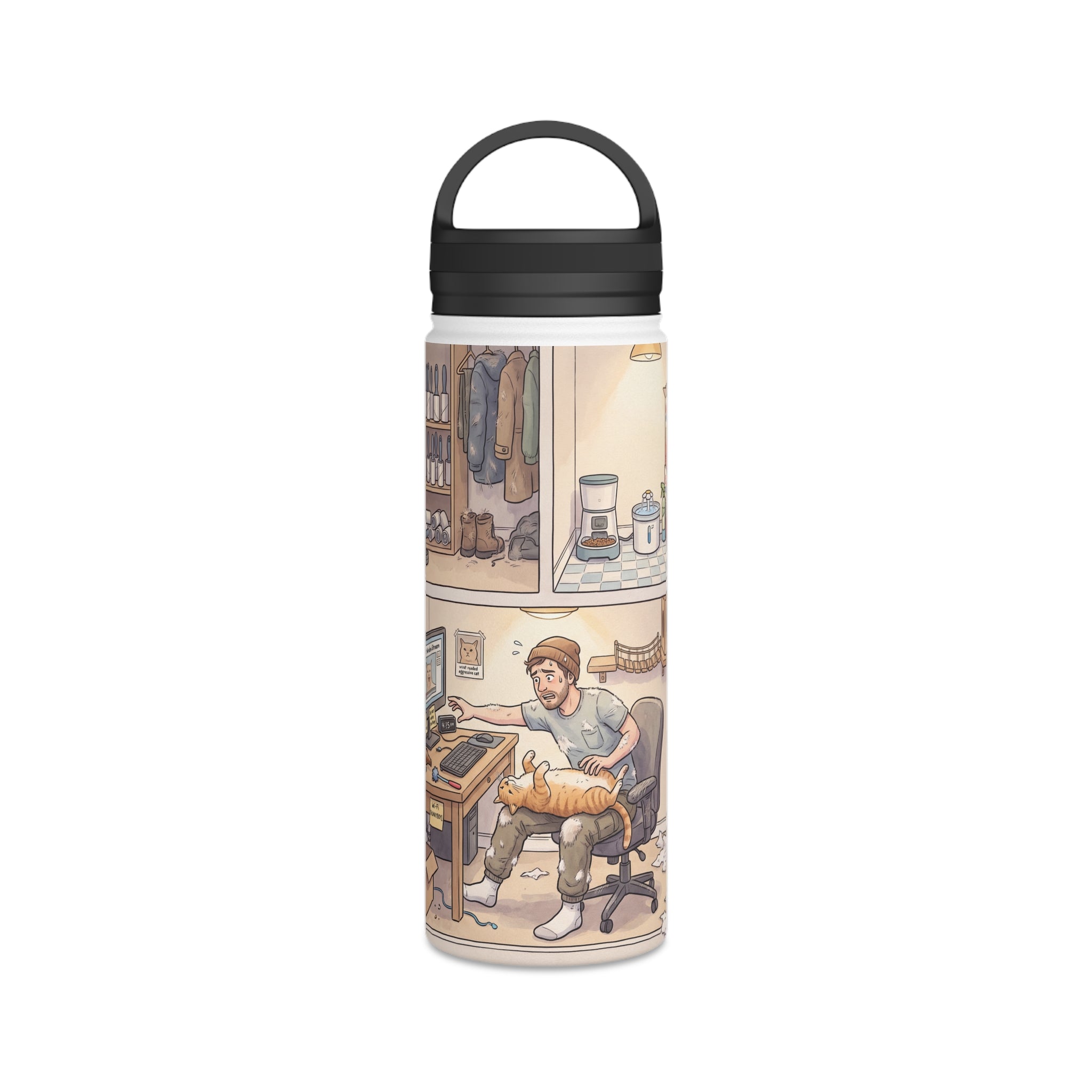 The Cat Dad - Water Bottle