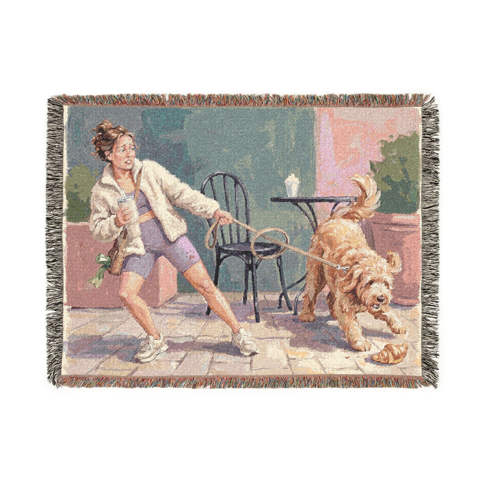 The Dog Mom - Woven Blanket