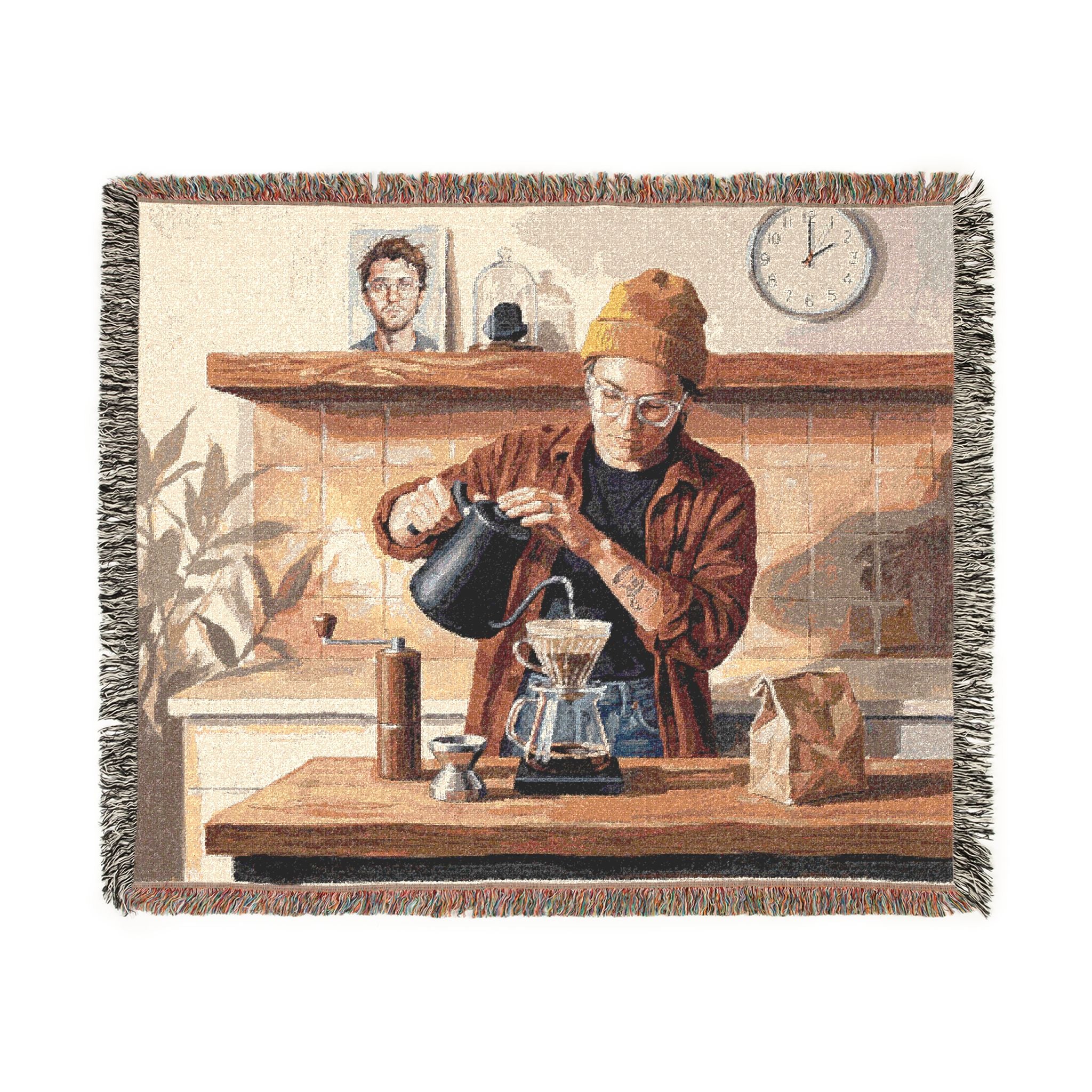 The Coffee Snob - Woven Blanket