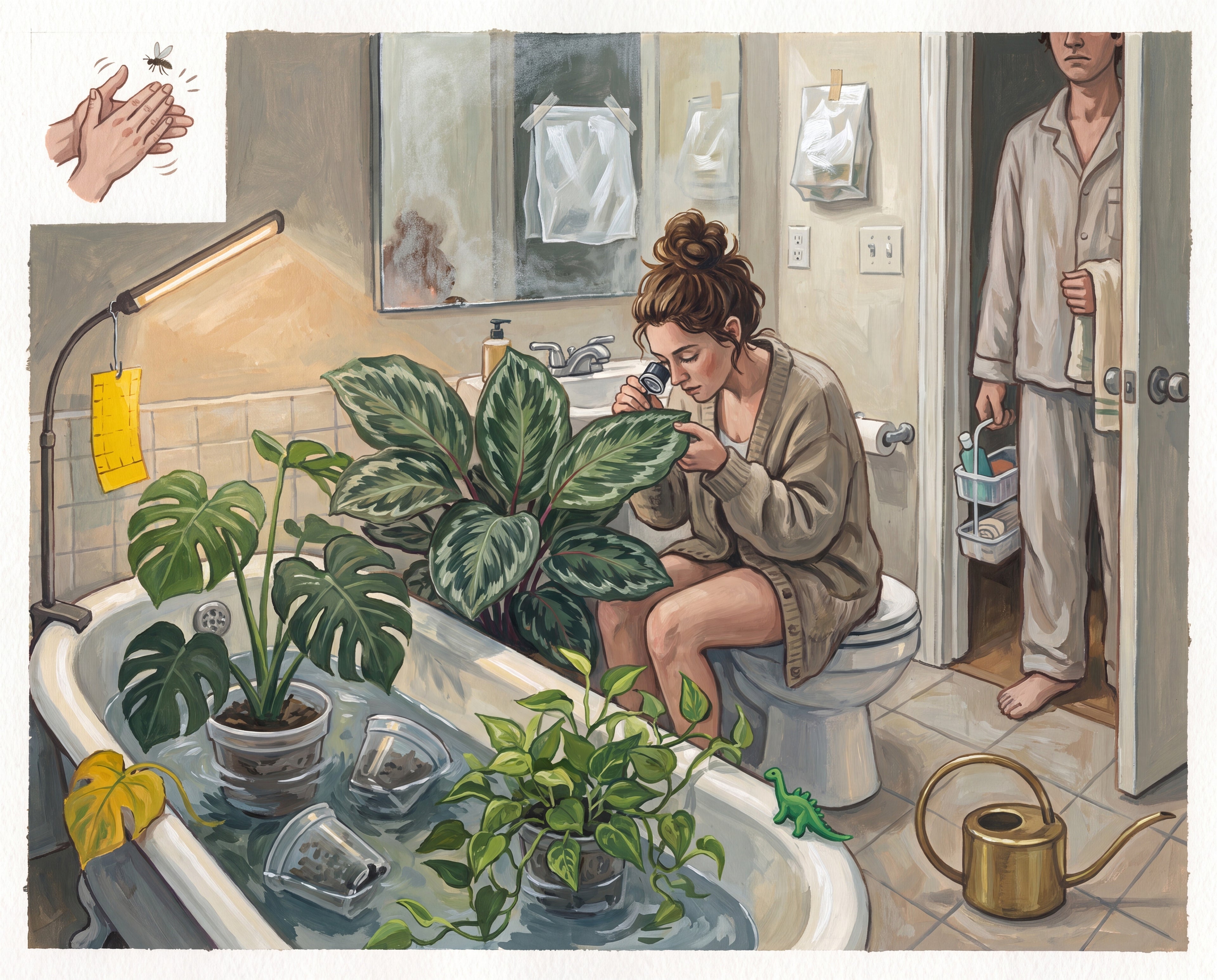 Full design artwork - The Plant Parent - Woven Blanket