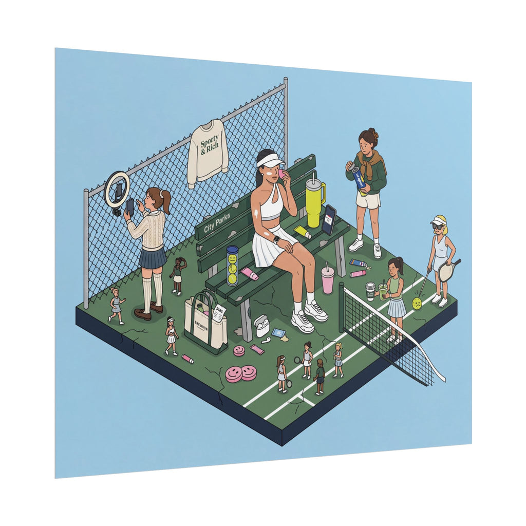 The Tennis Girlie - Poster
