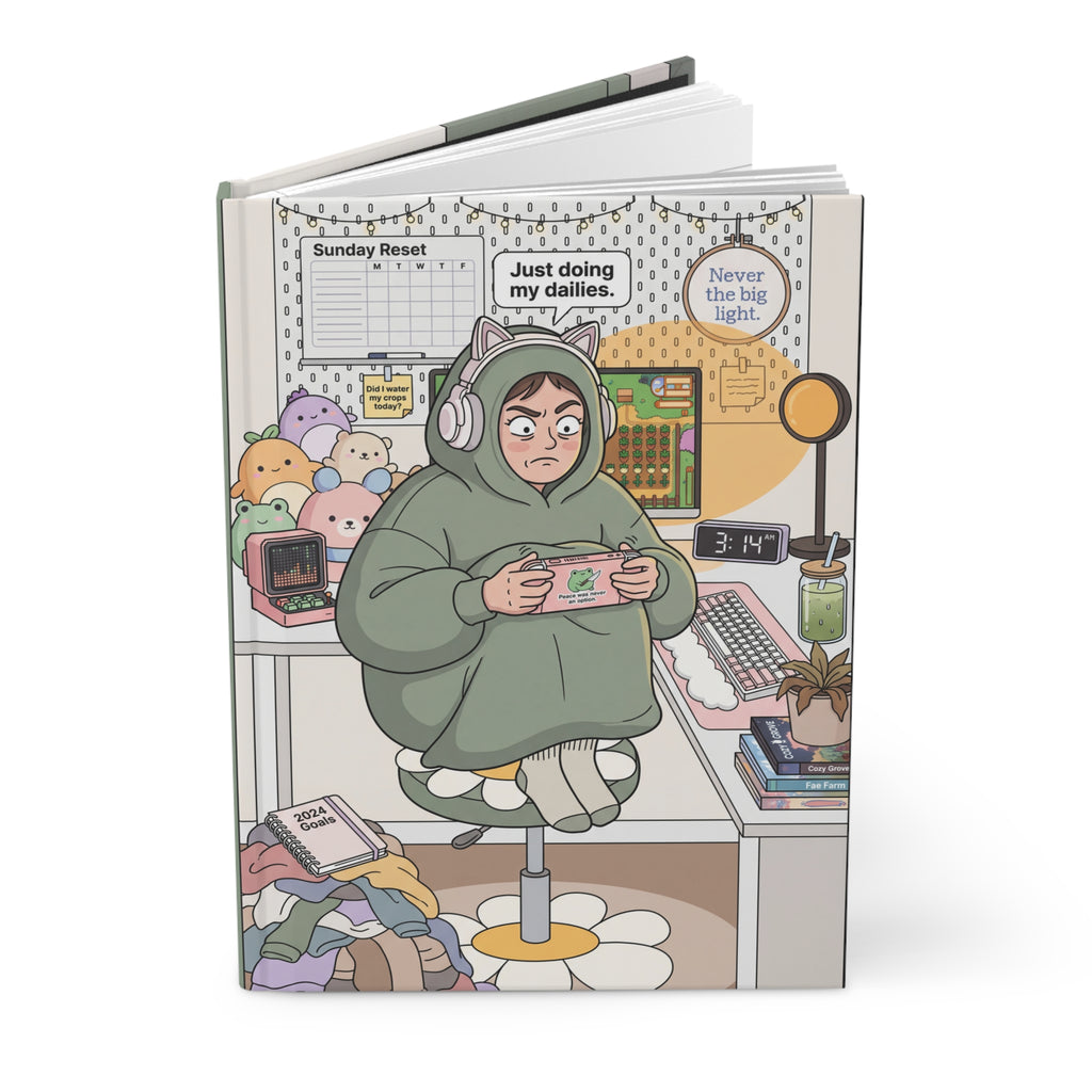 The Cozy Gamer - Hardcover Journal