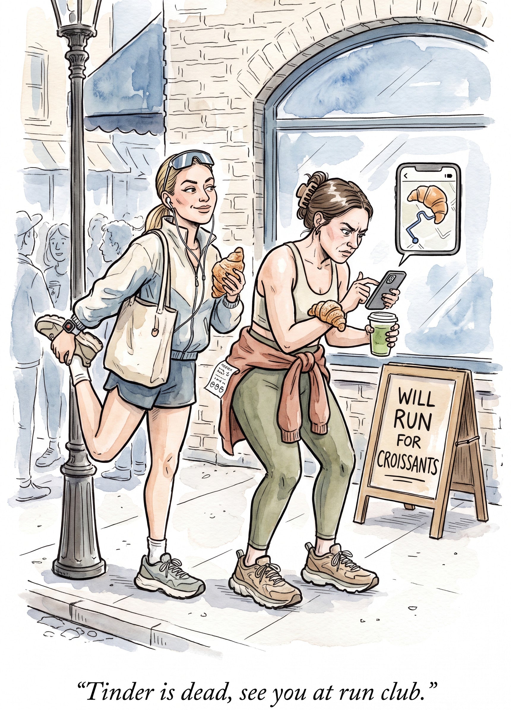 Full design artwork - The Run Club Girl - Hardcover Journal