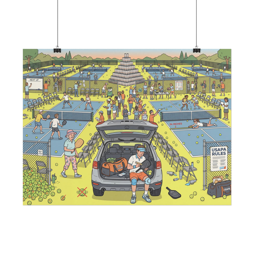The Pickleball Obsessive - Poster