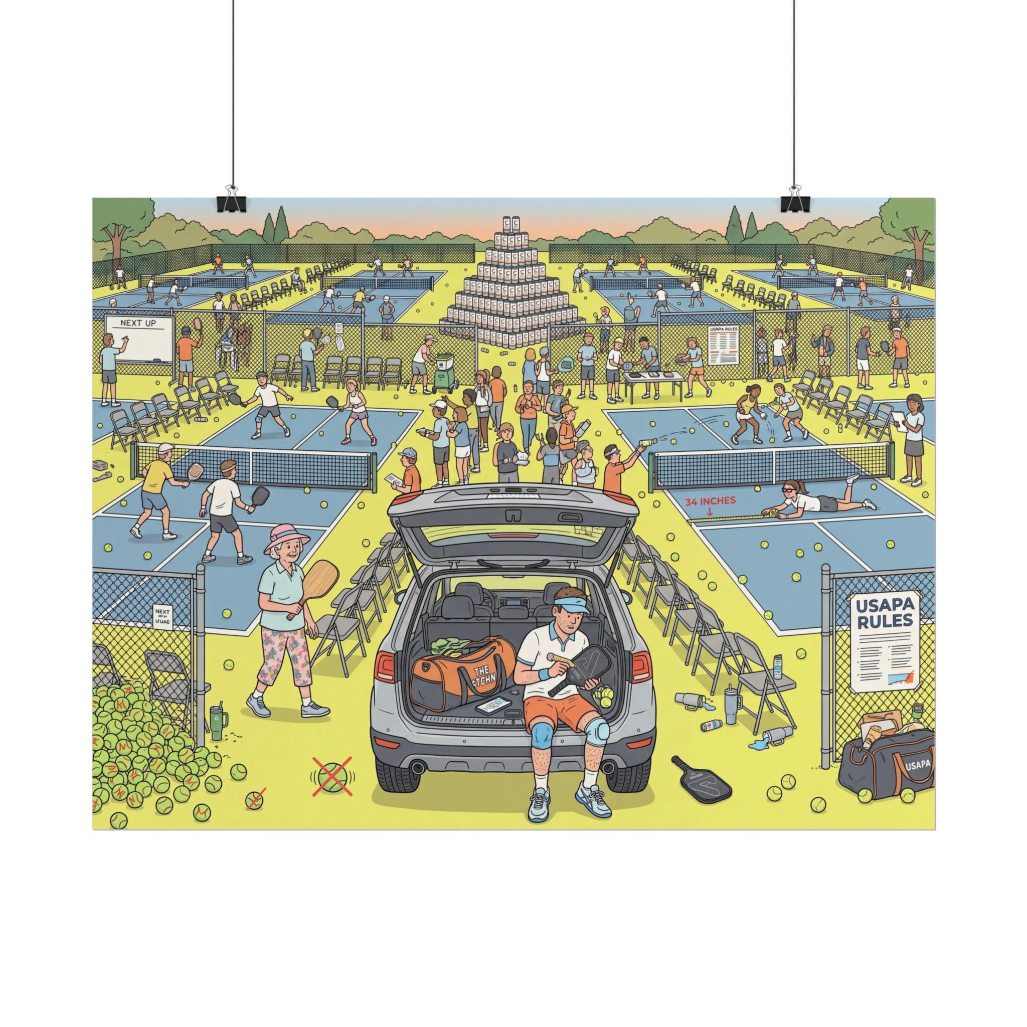 The Pickleball Obsessive - Poster