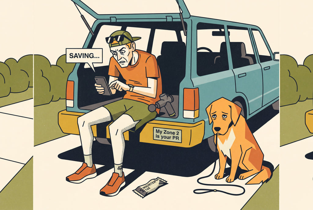 Full design artwork - The Strava Guy - Water Bottle