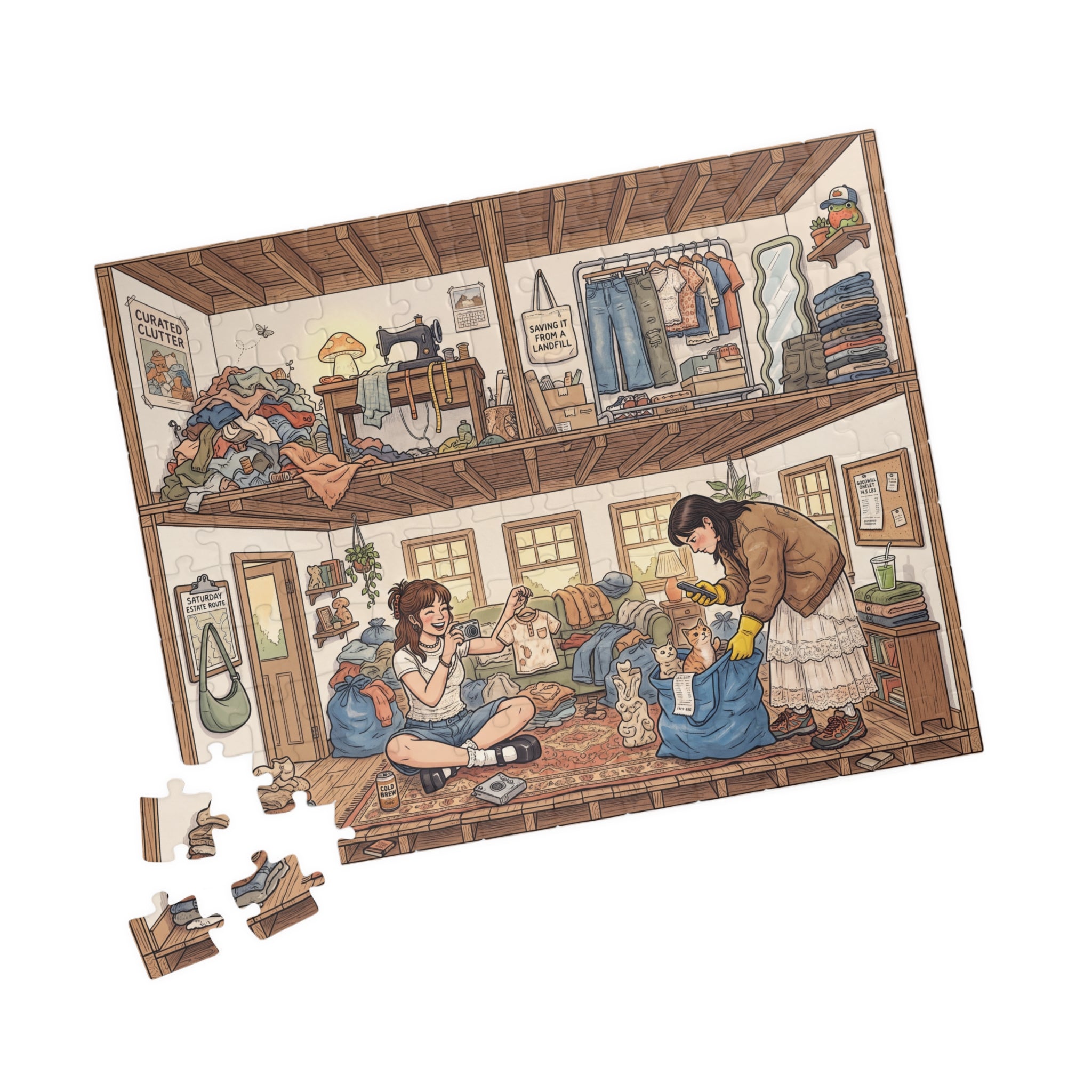 The Thrift Girlie - Jigsaw Puzzle