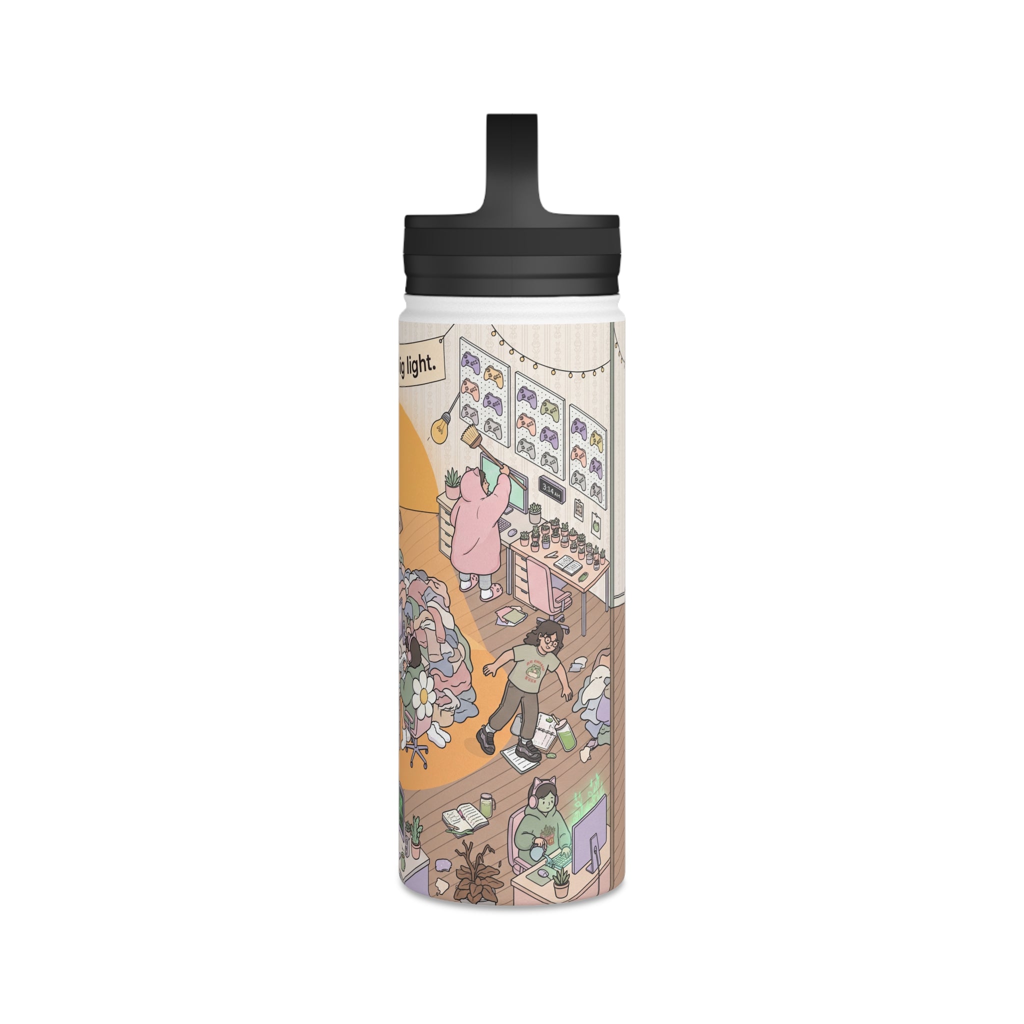 The Cozy Gamer - Water Bottle
