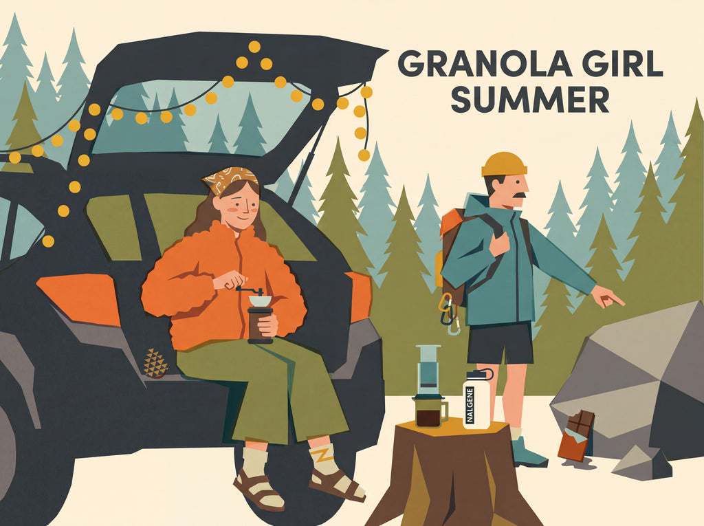 Full design artwork - The Granola Girl - Wall Tapestry