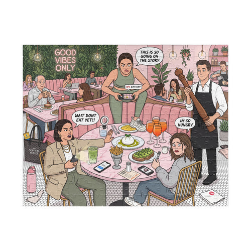 No One Eats Until the Photos Are Done - Jigsaw Puzzle