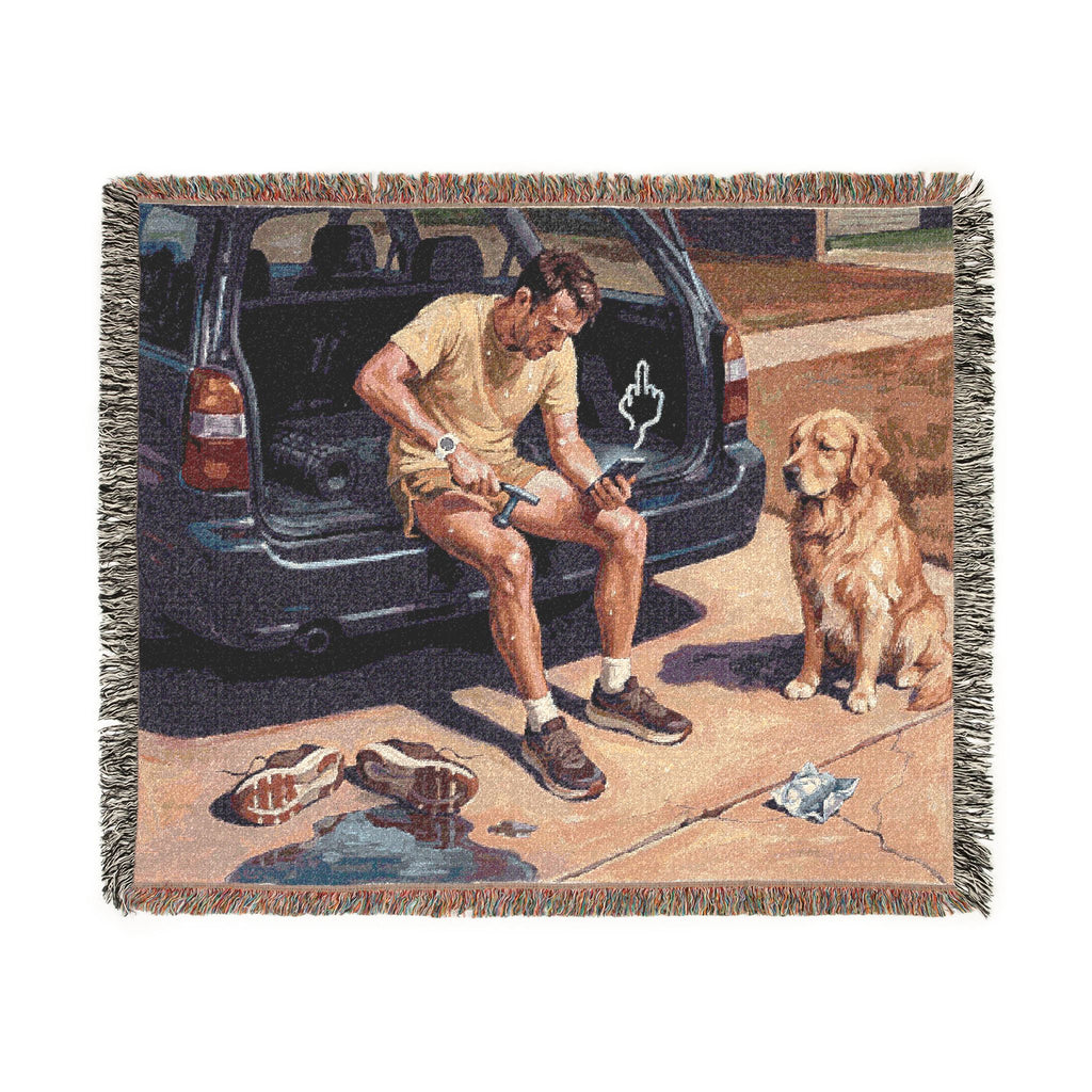 The Strava Guy - Woven Blanket