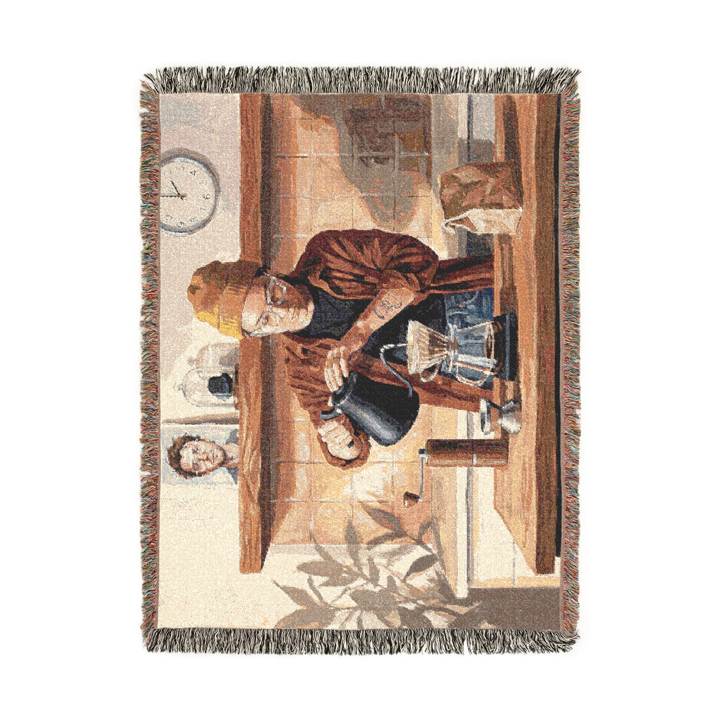 The Coffee Snob - Woven Blanket