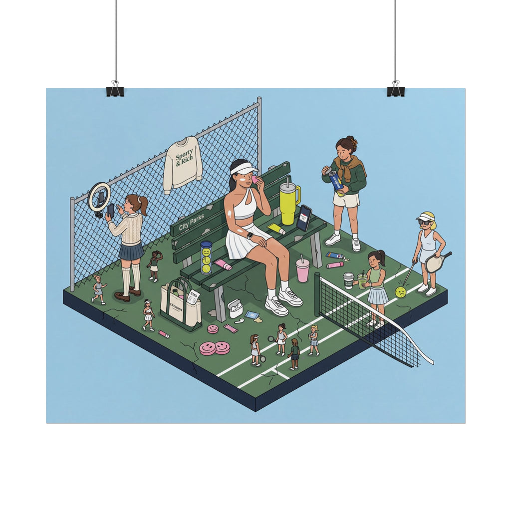 The Tennis Girlie - Poster
