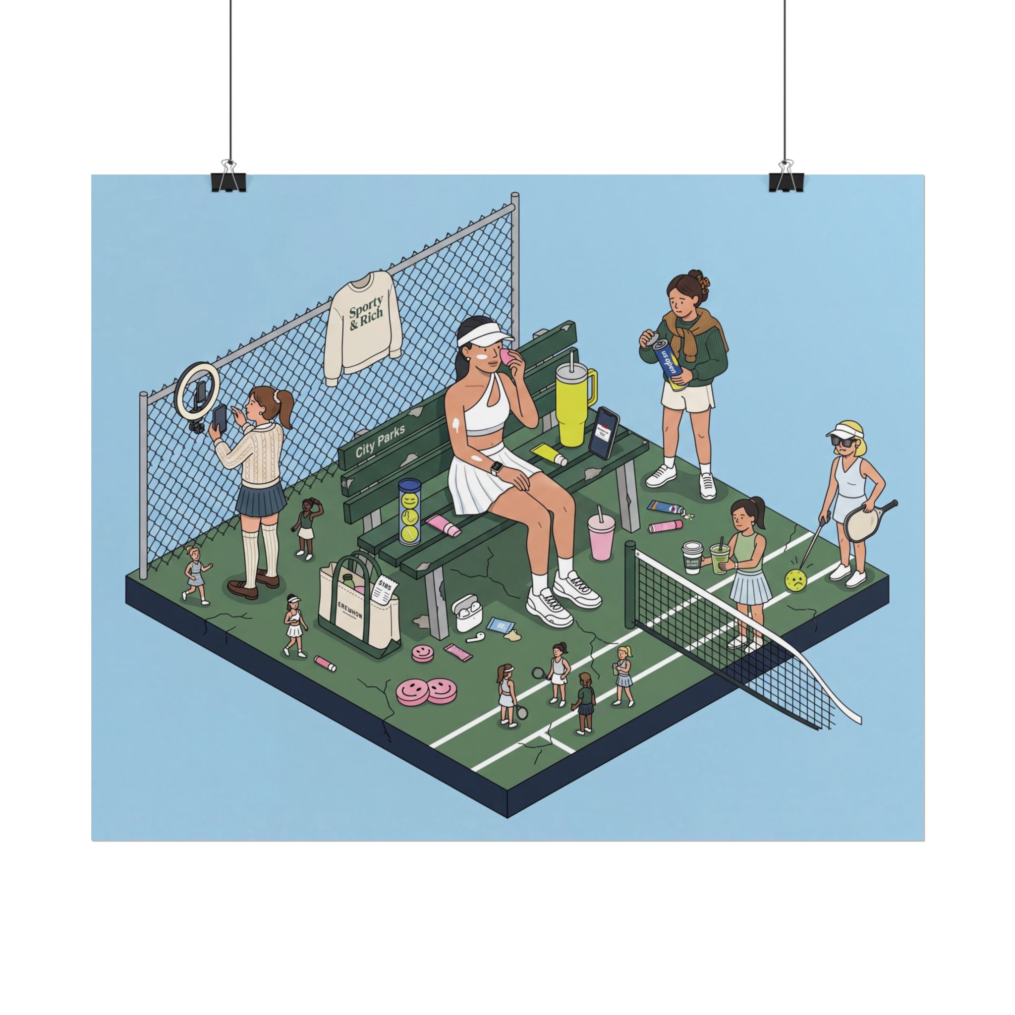 The Tennis Girlie - Poster