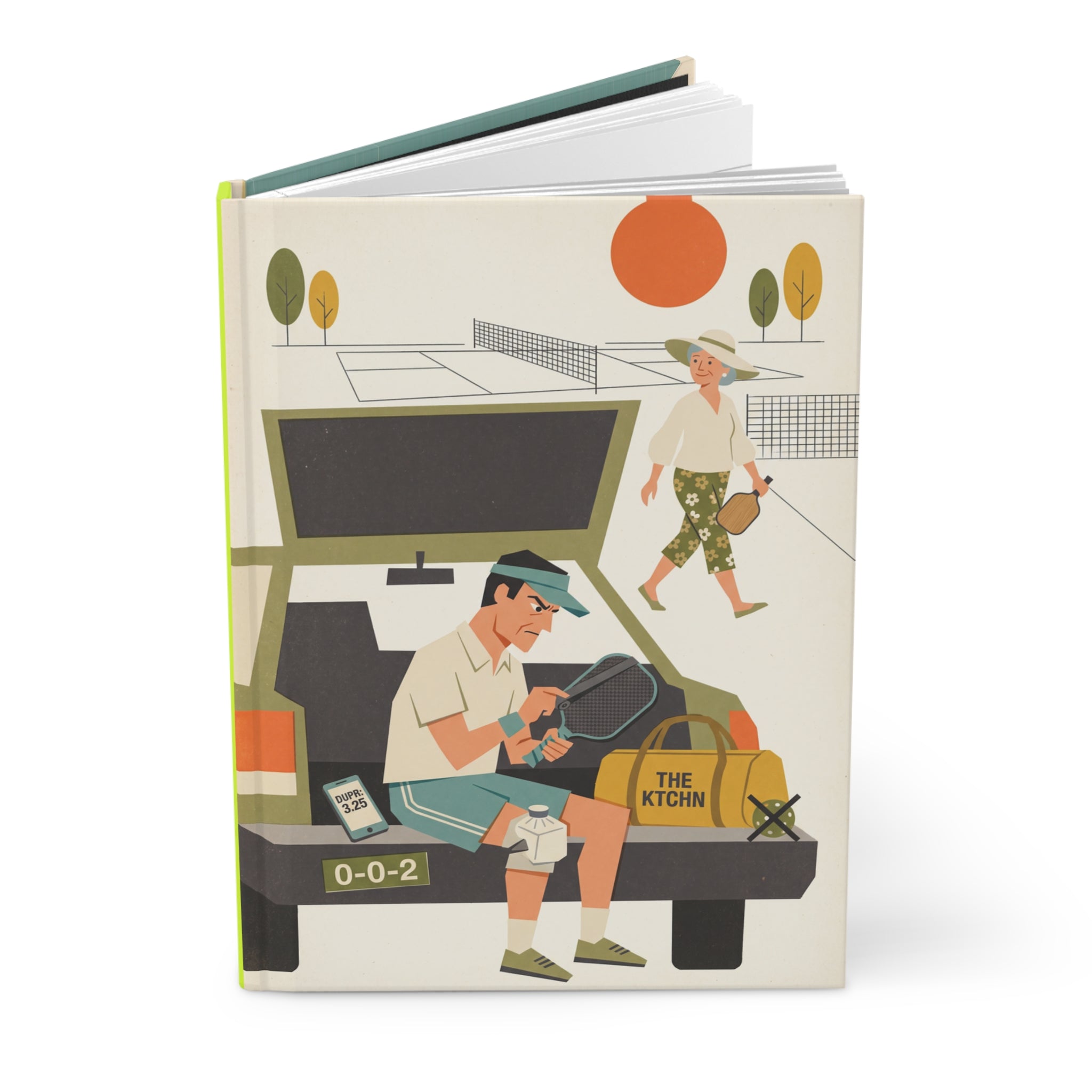 The Pickleball Obsessive - Hardcover Journal