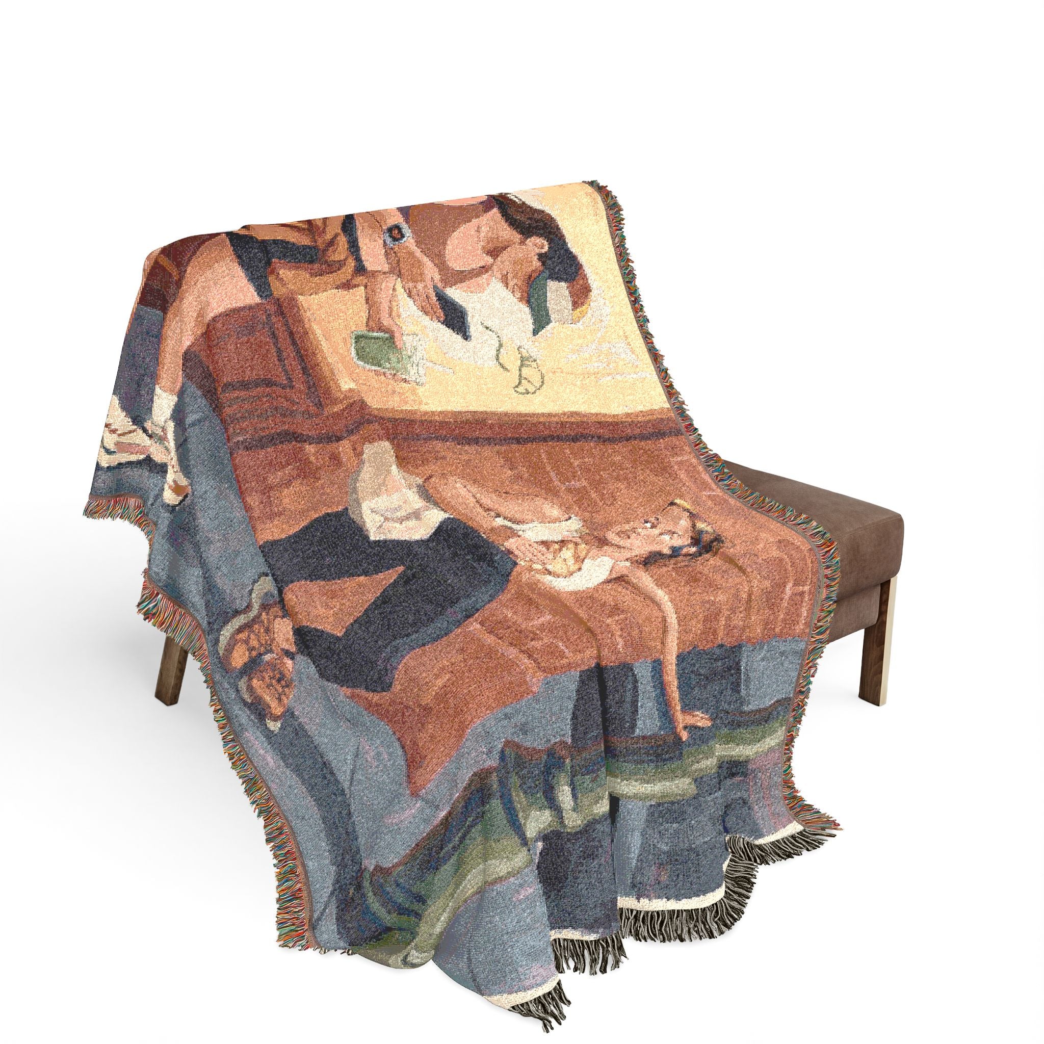 The Run Club Girl - Woven Blanket