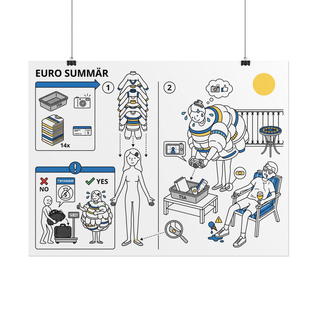 The Euro Summer Girlie - Poster