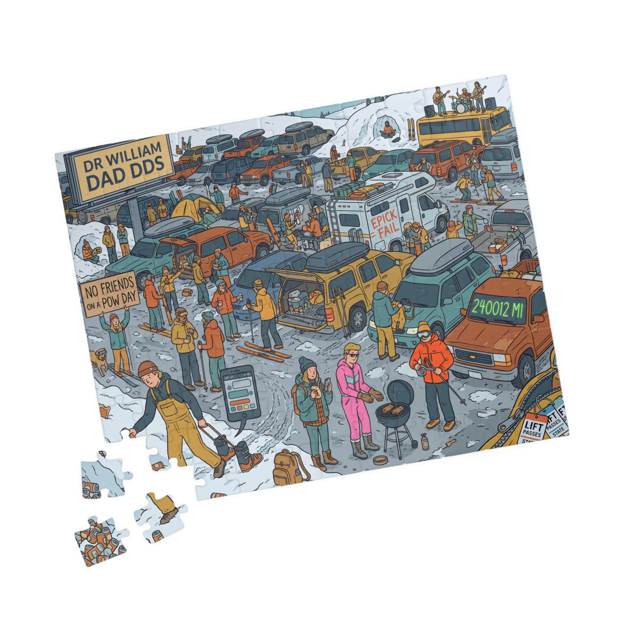 The Ski Bum - Jigsaw Puzzle
