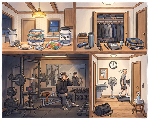 Full design artwork - The 5AM Gym Bro - Jigsaw Puzzle