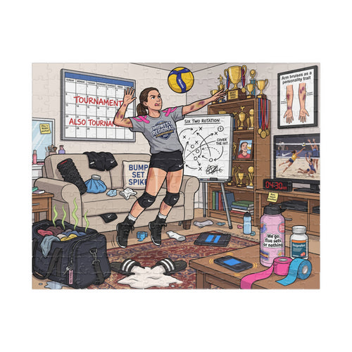 Her Whole Personality Is Volleyball - Jigsaw Puzzle