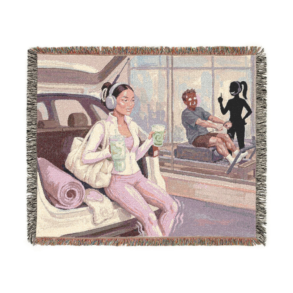 The Pilates Princess - Woven Blanket