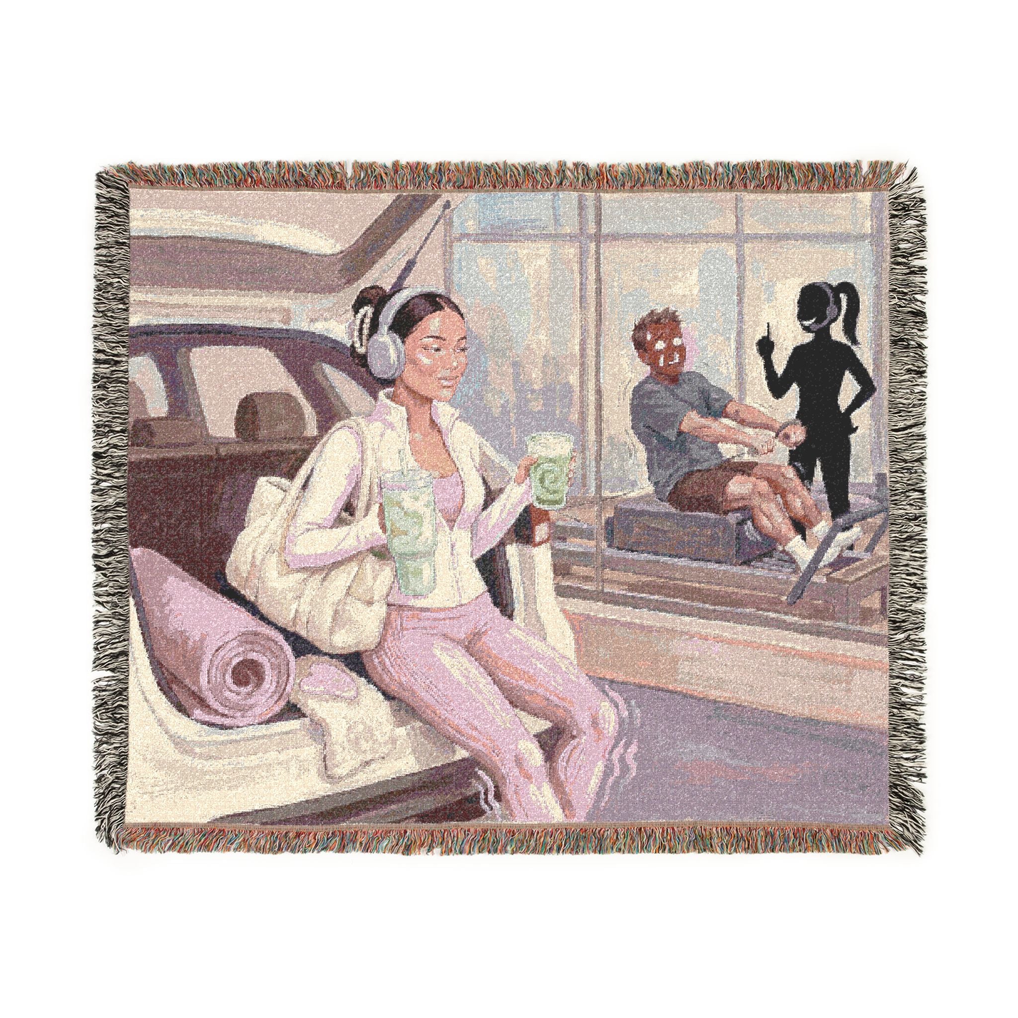 The Pilates Princess - Woven Blanket