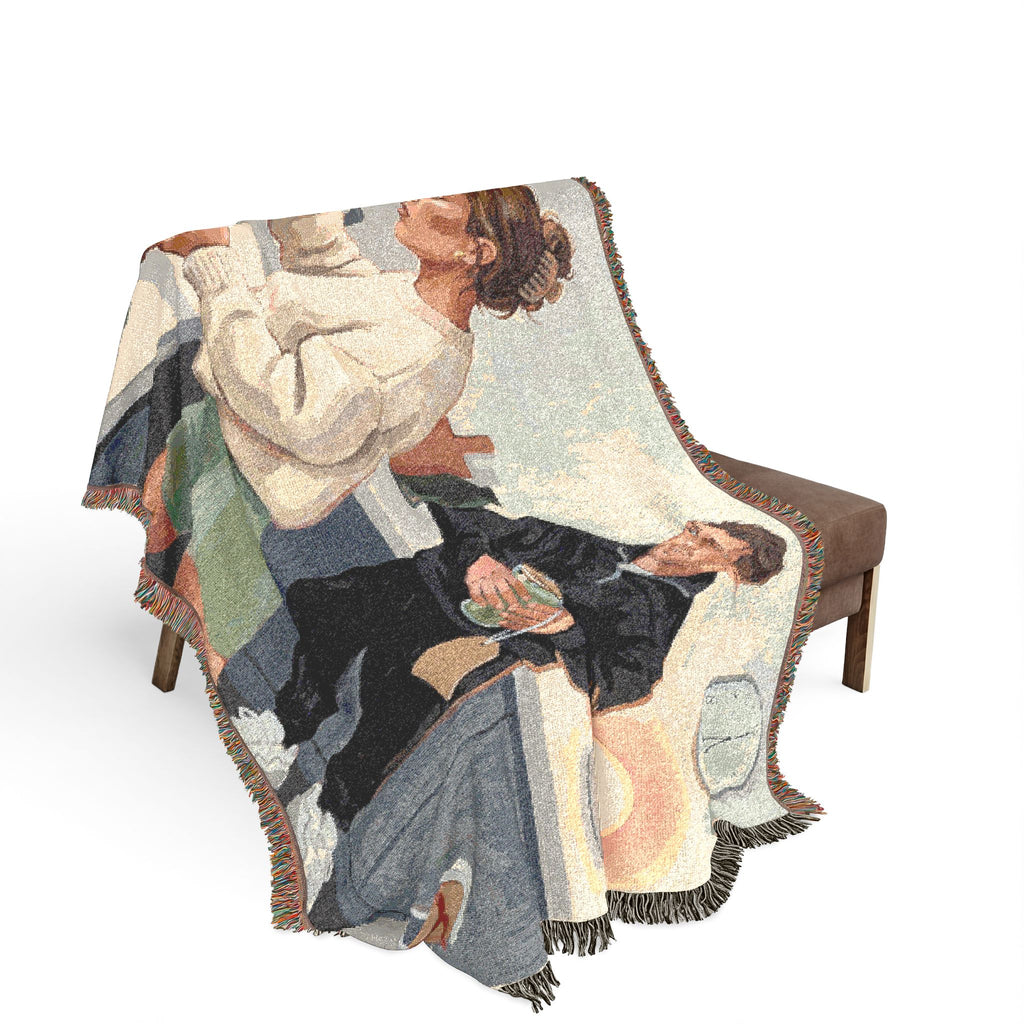The Matcha Girlie - Woven Blanket
