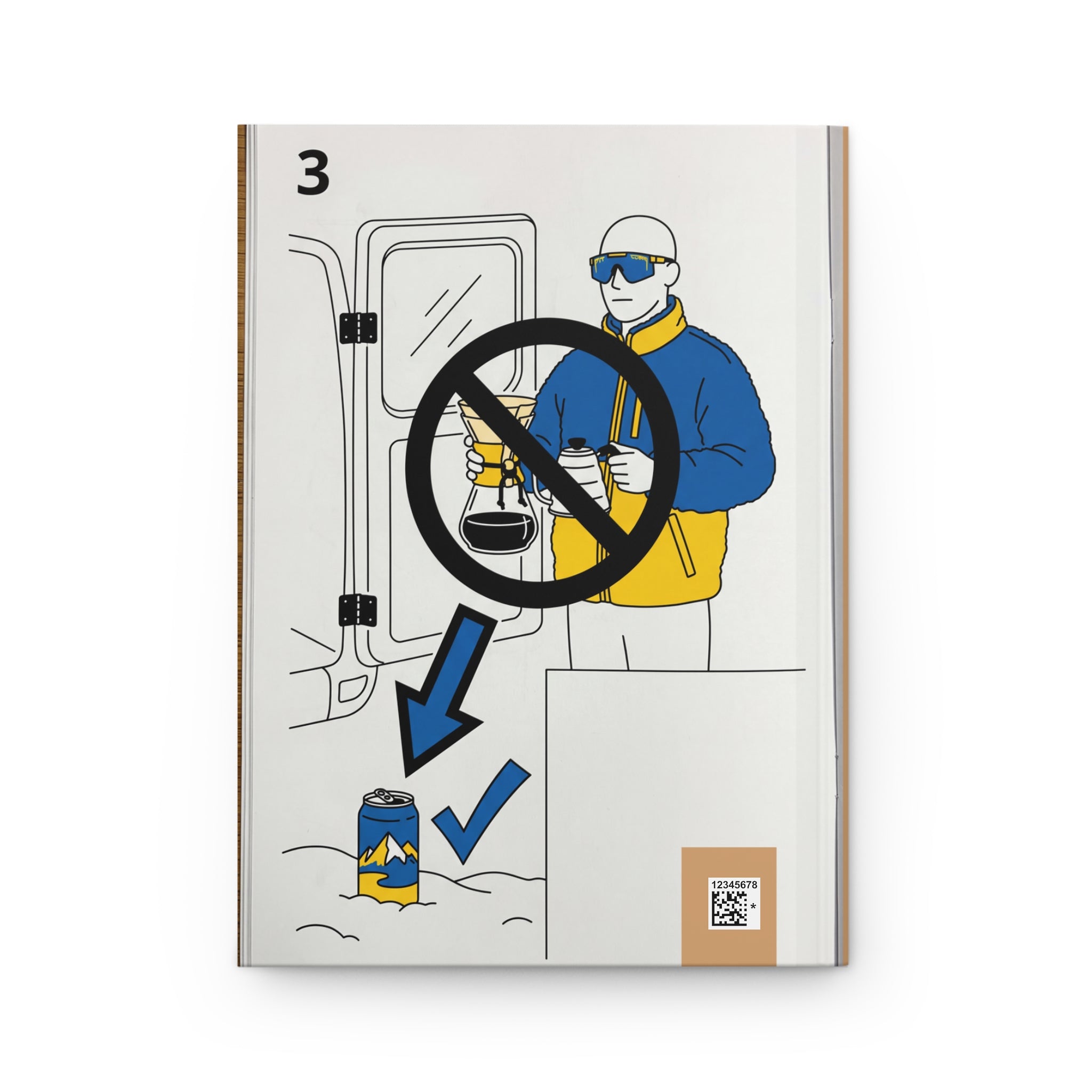 The Ski Bum - Hardcover Journal