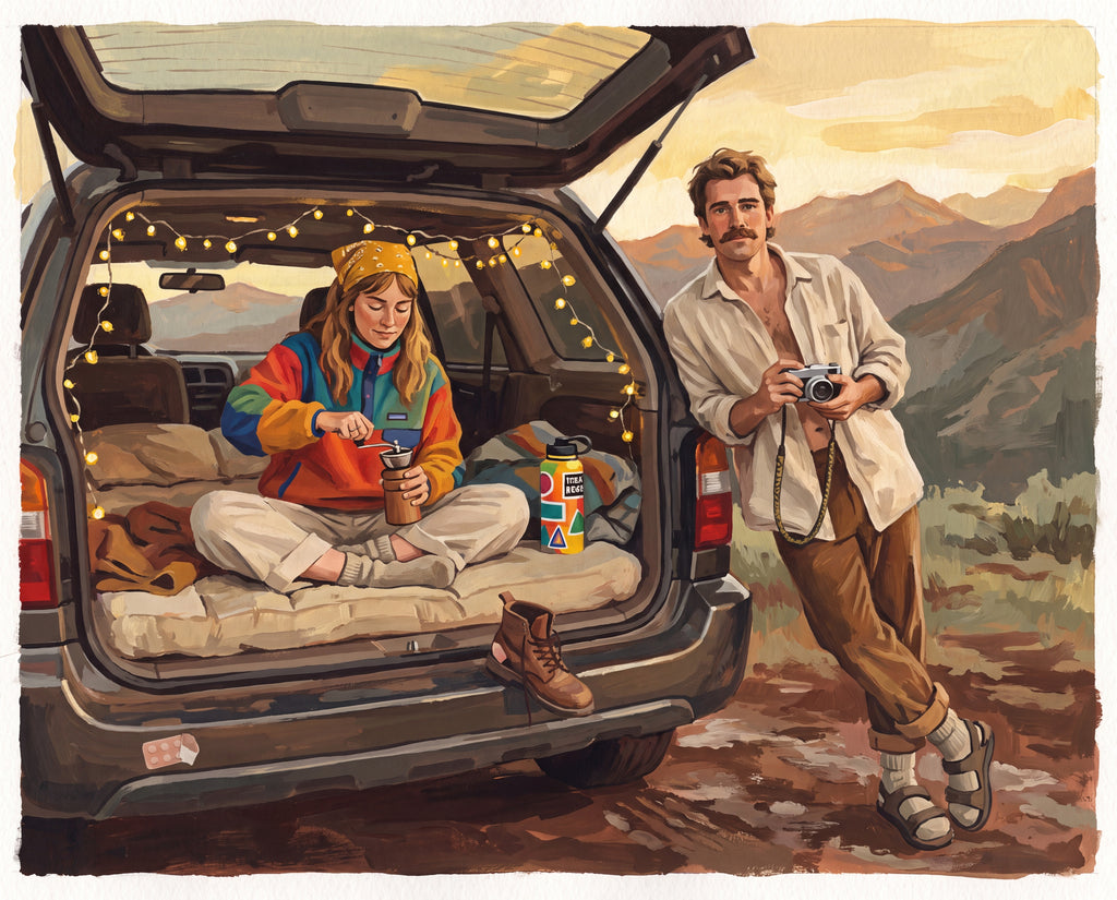 Full design artwork - The Granola Girl - Woven Blanket