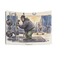 The 5AM Gym Bro - Wall Tapestry